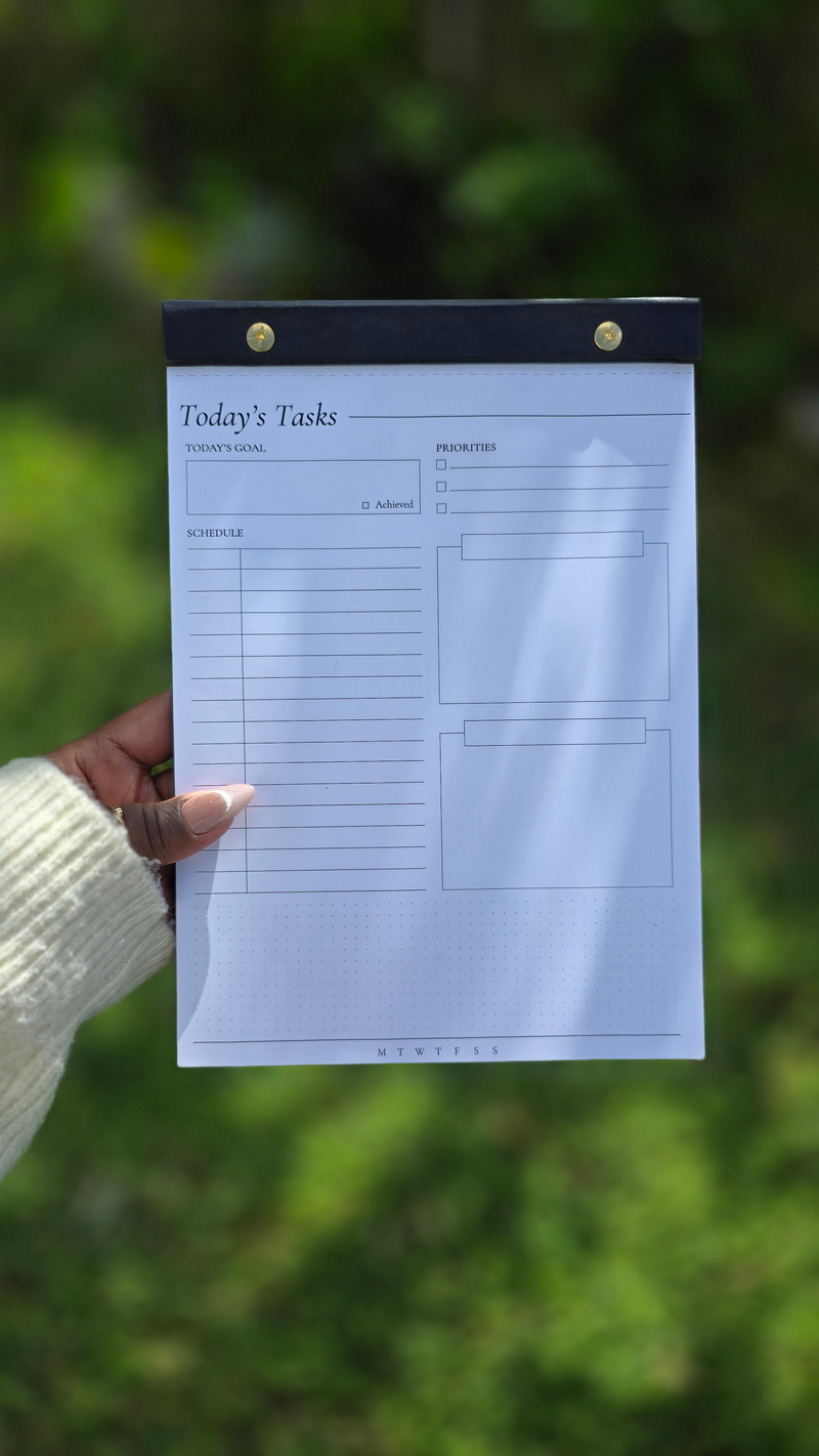 Today's Tasks - Notepad