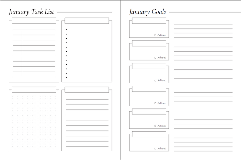 Plan It Til You Make It 2025 Goals Planner